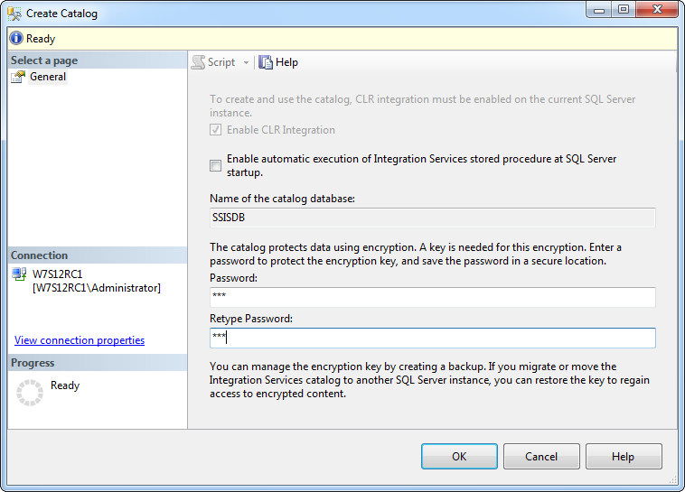 SSIS Catalog Part 2 How to Create Catalog? RADACAD