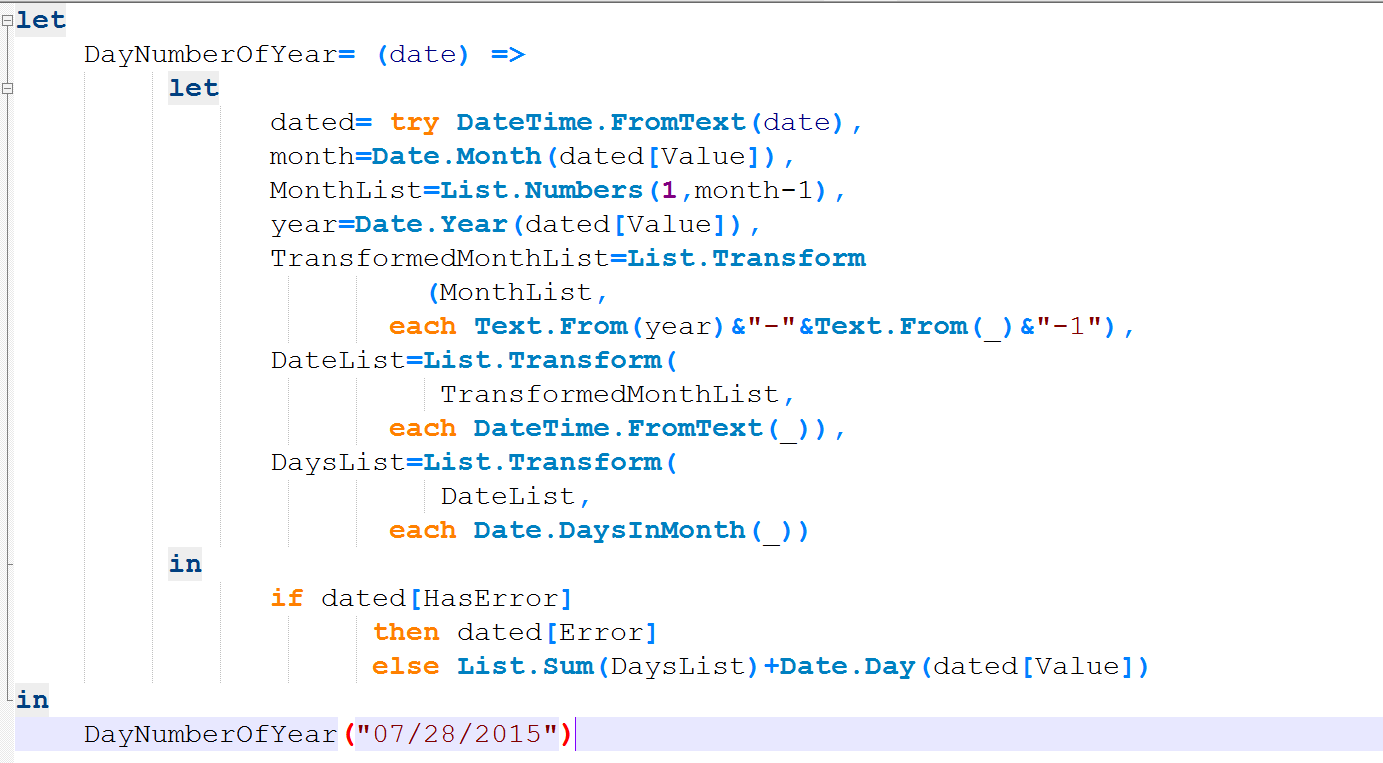 Power Query Function