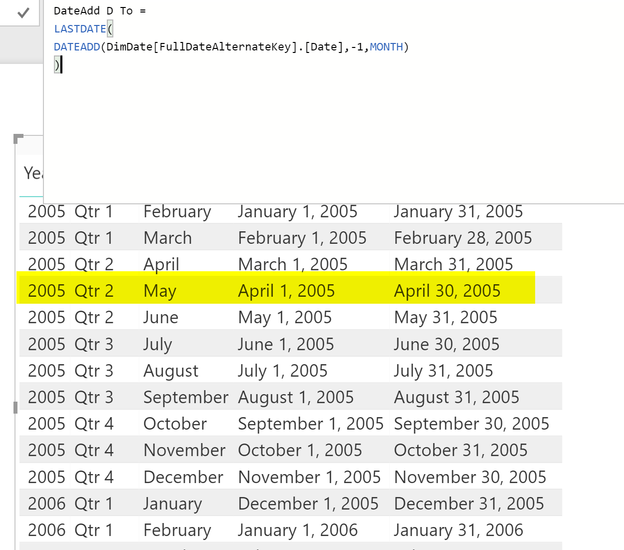 DateAdd Vs ParallelPeriod Vs SamePeriodLastYear; DAX Time Intelligence ...