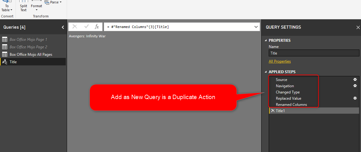 Reference Vs Duplicate In Power Bi Power Query Back To