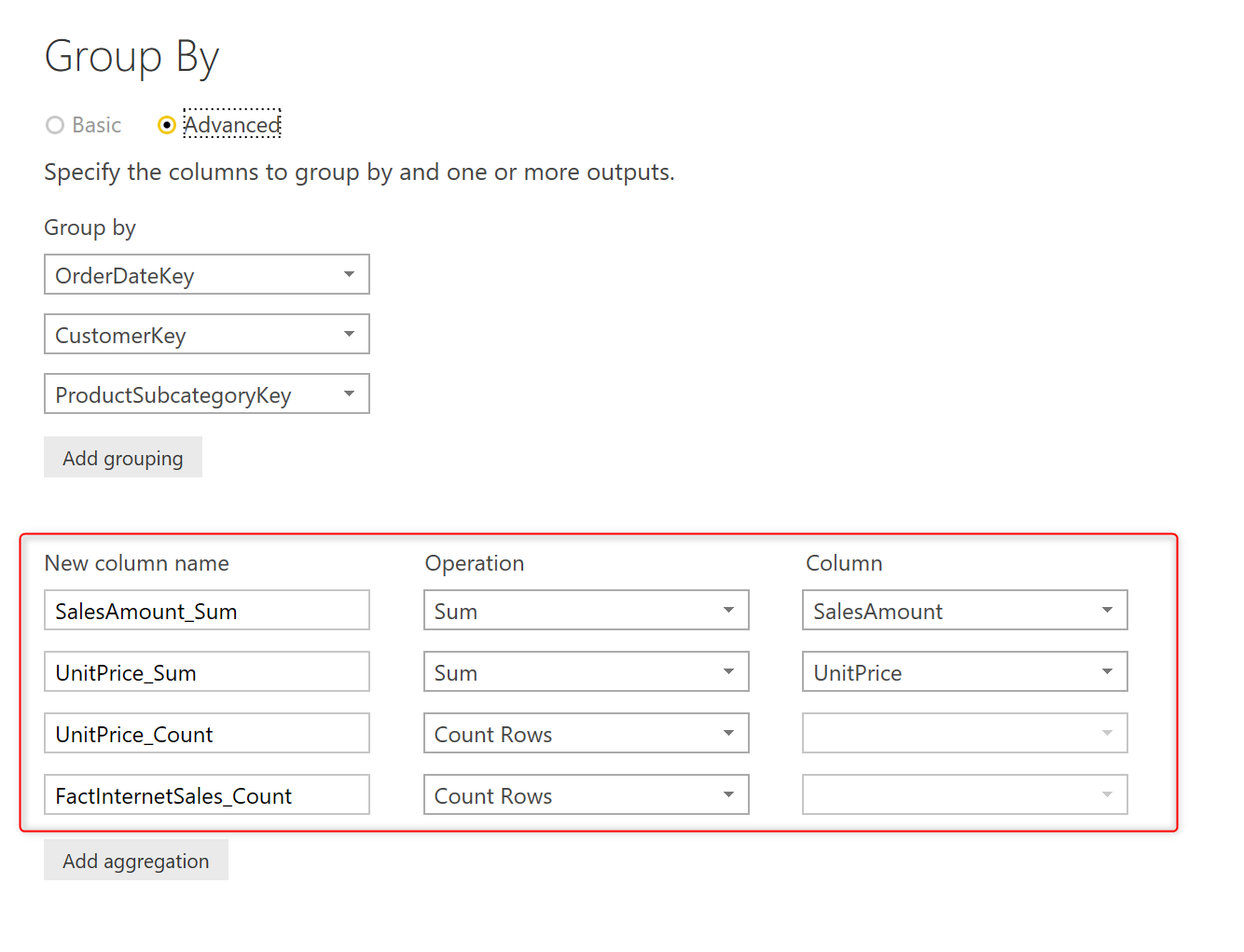 Power BI Aggregation: Step 1 Create The Aggregated Table - RADACAD