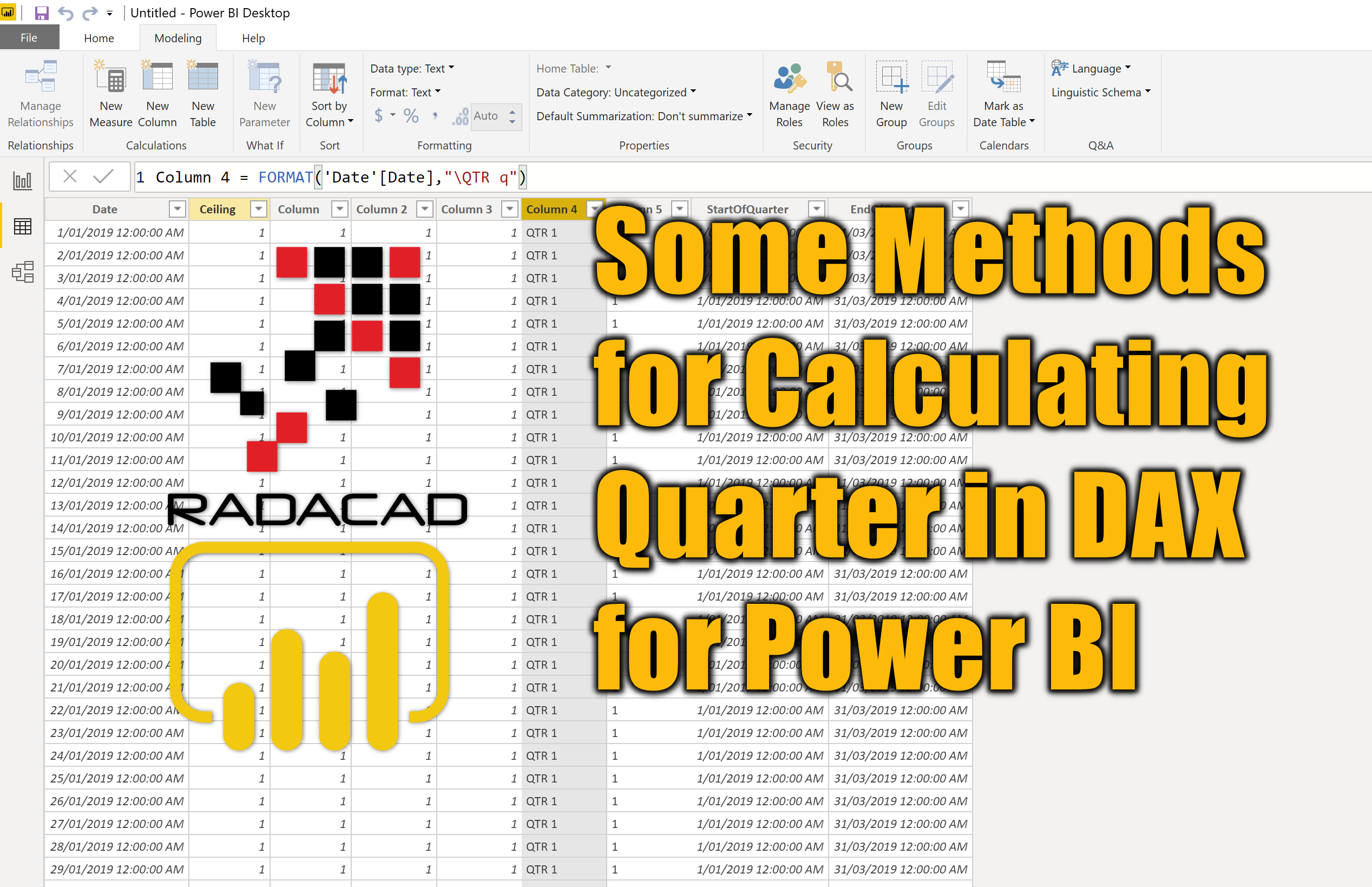 Some Methods For Calculating Quarter In Dax For Power Bi