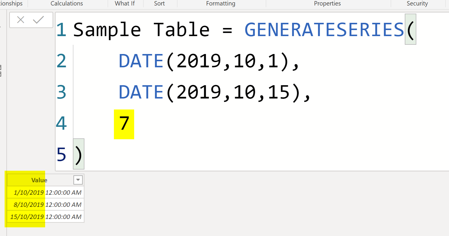 Creating A List Of Numbers Or Dates In Power BI Using GenerateSeries ...