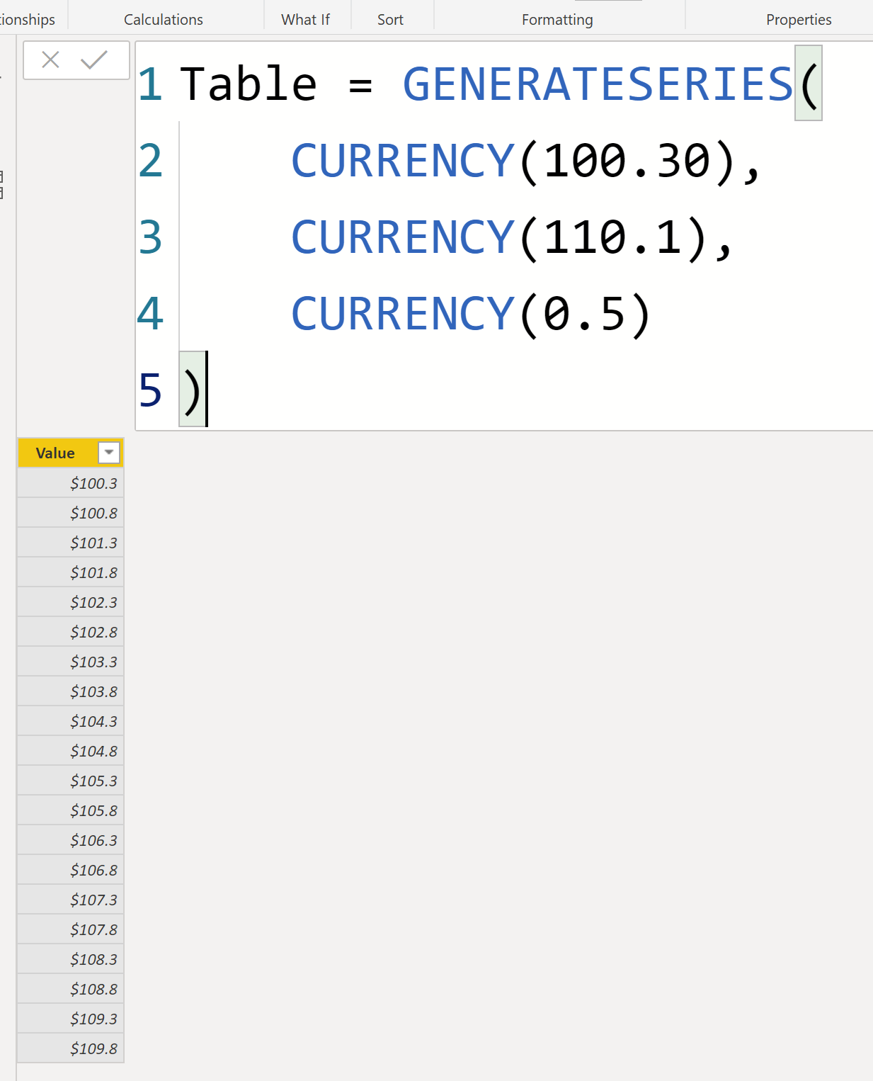 Creating A List Of Numbers Or Dates In Power BI Using GenerateSeries ...