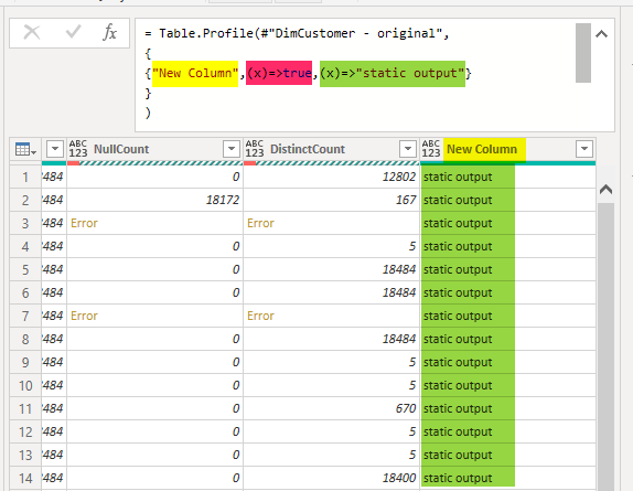 Get The Error Count With The Profiling Data Of Power BI Data Table ...