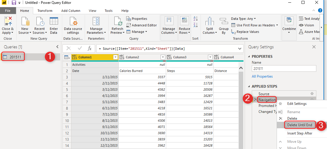 Combine Multiple Or All Sheets From An Excel File Into A Power Bi 8647