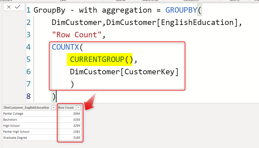 Aggregated Table In Power Bi Using Groupby Function In Dax Radacad