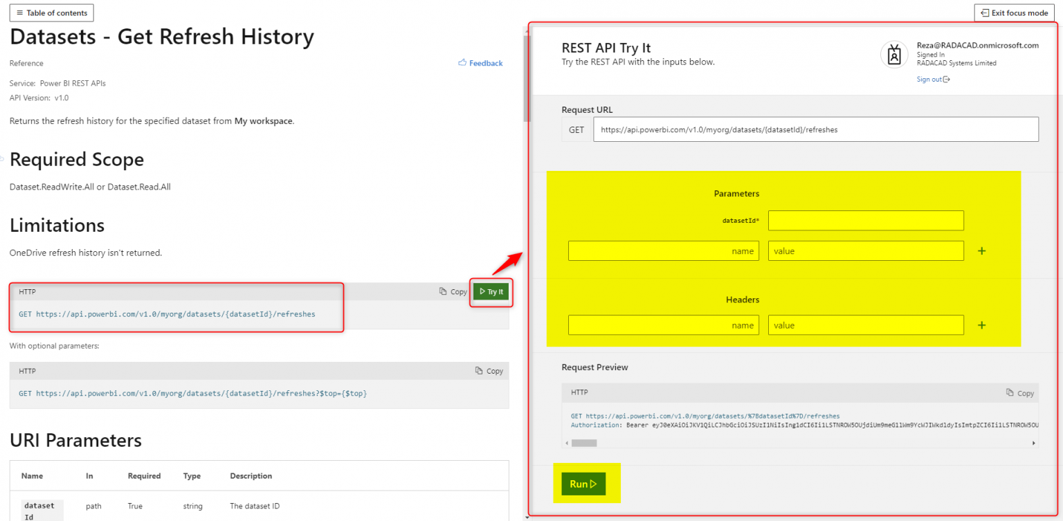Power BI REST API; What it is and Why it is Important - RADACAD
