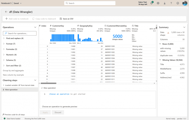 📊python data processing in microsoft fabric —... Data Science in Microsoft Fabric - RADACAD